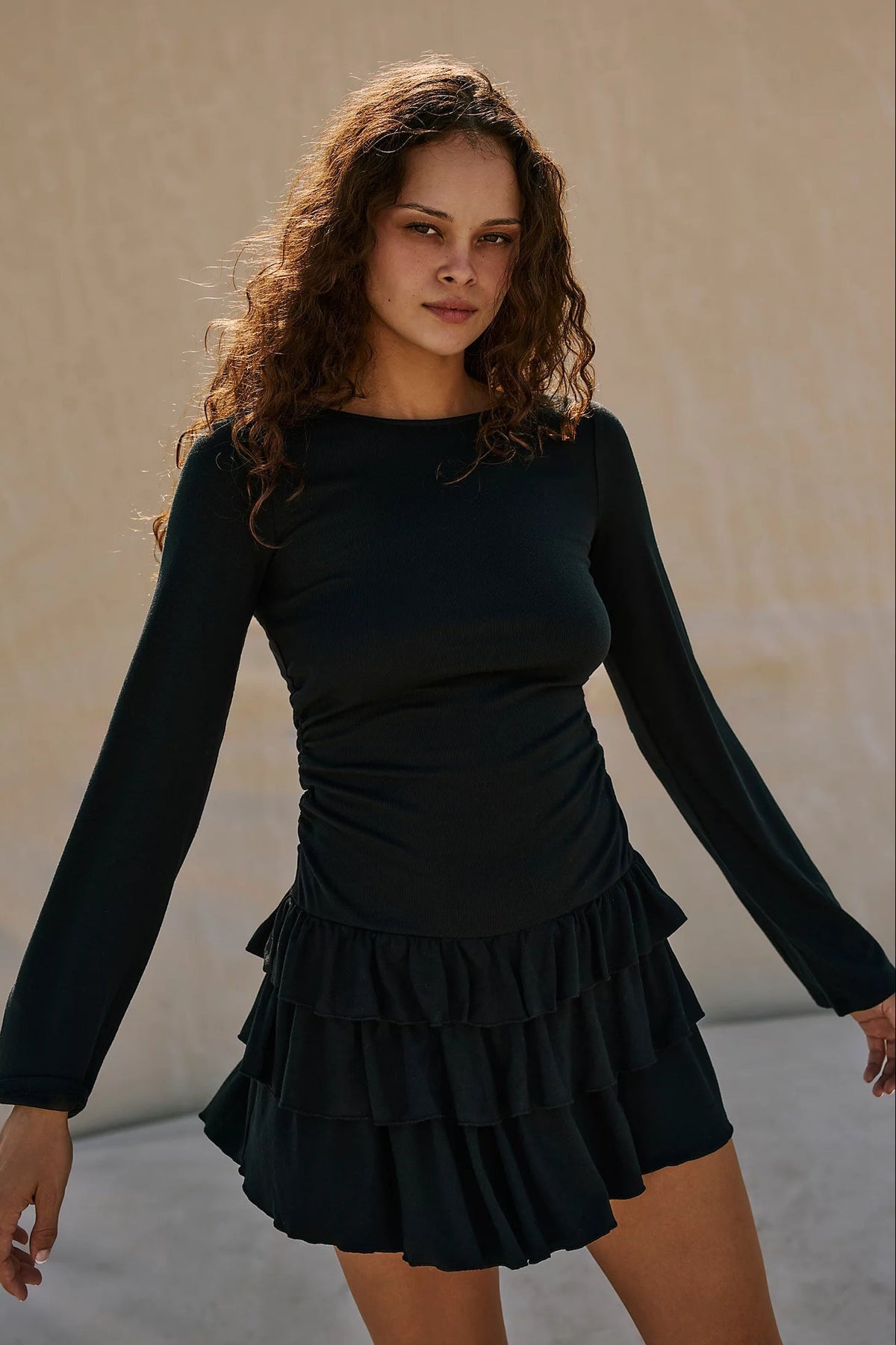 Street Vitality Choice Ruffle Dress