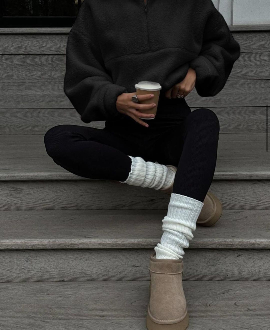 Cozy Warm Fleece Pullover Jacket