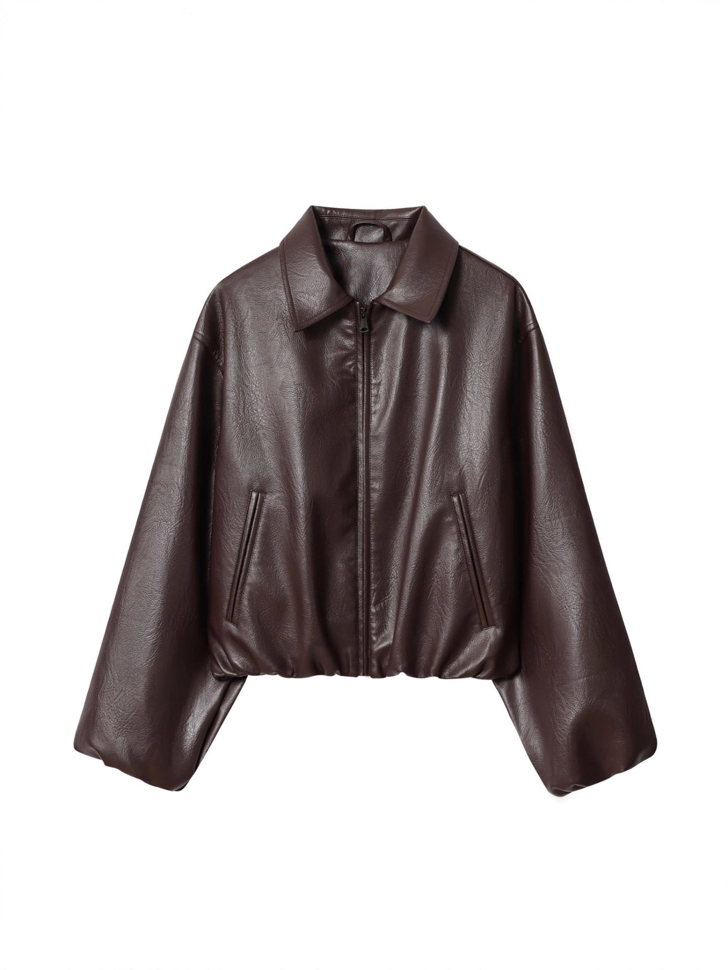 Veste en cuir tendance et stylée