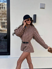 Street Retro Playful Houndstooth Set