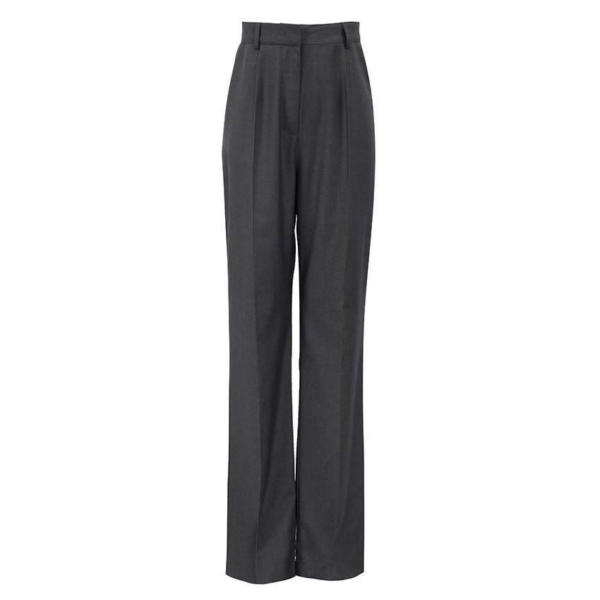 Pantalon gris droit Commute Smart