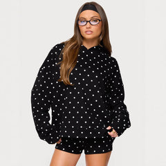 Daytime Polka Dot Hooded Set