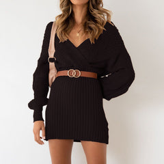 Robe en maille chaude et confortable
