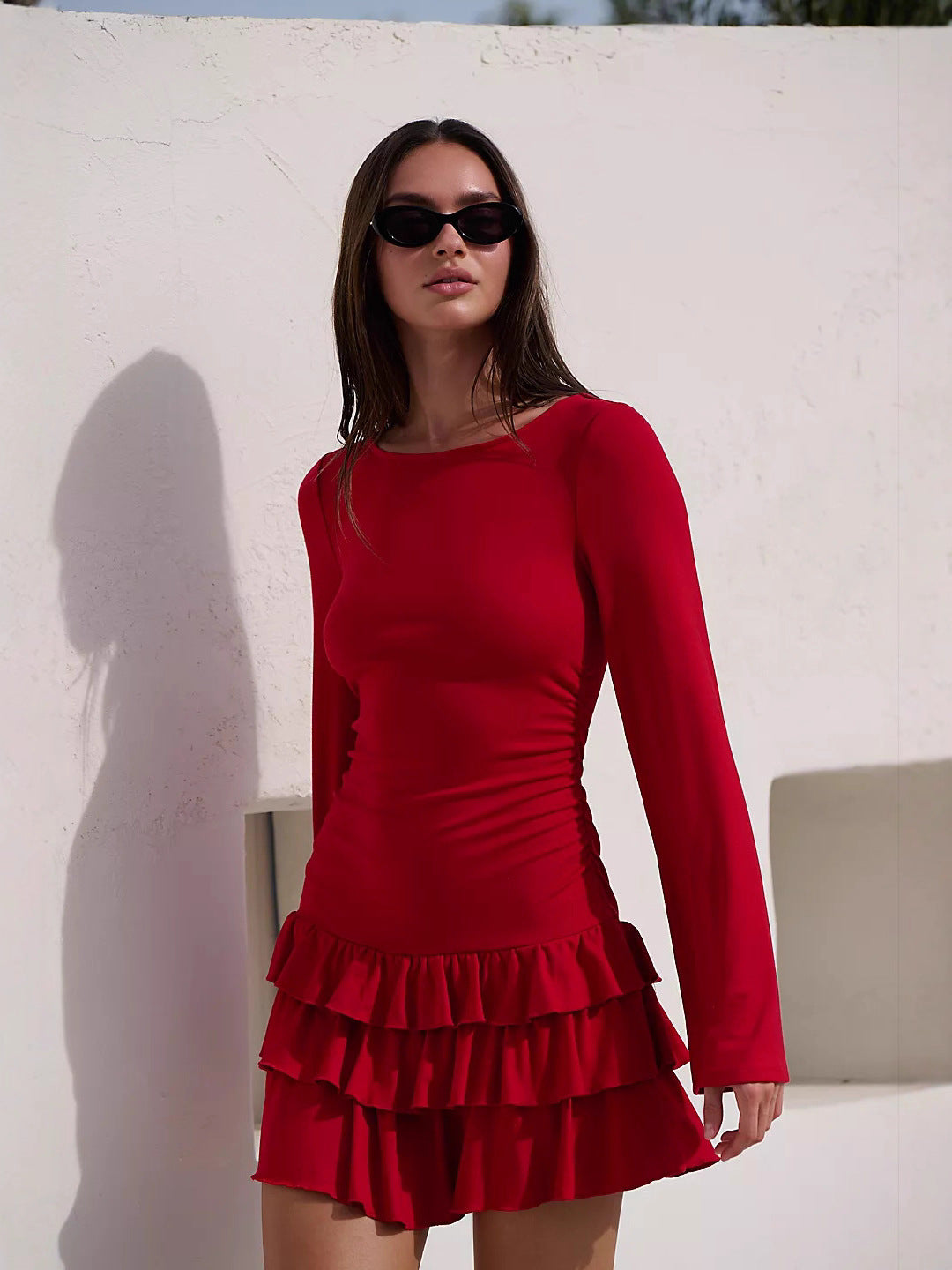 Street Vitality Choice Ruffle Dress