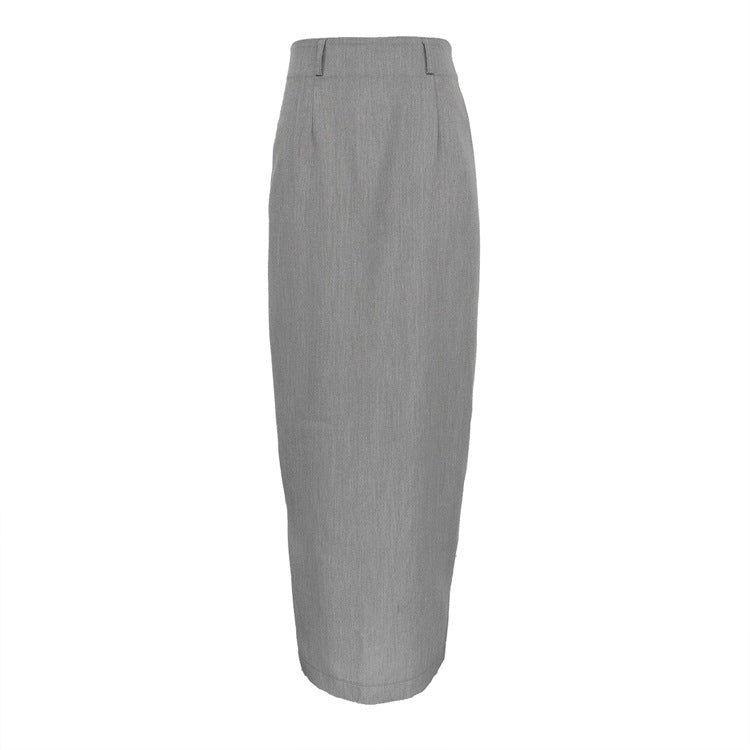 Chic Grey Mermaid Skirt