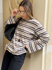 Haut rayé décontracté à manches longues Stroll