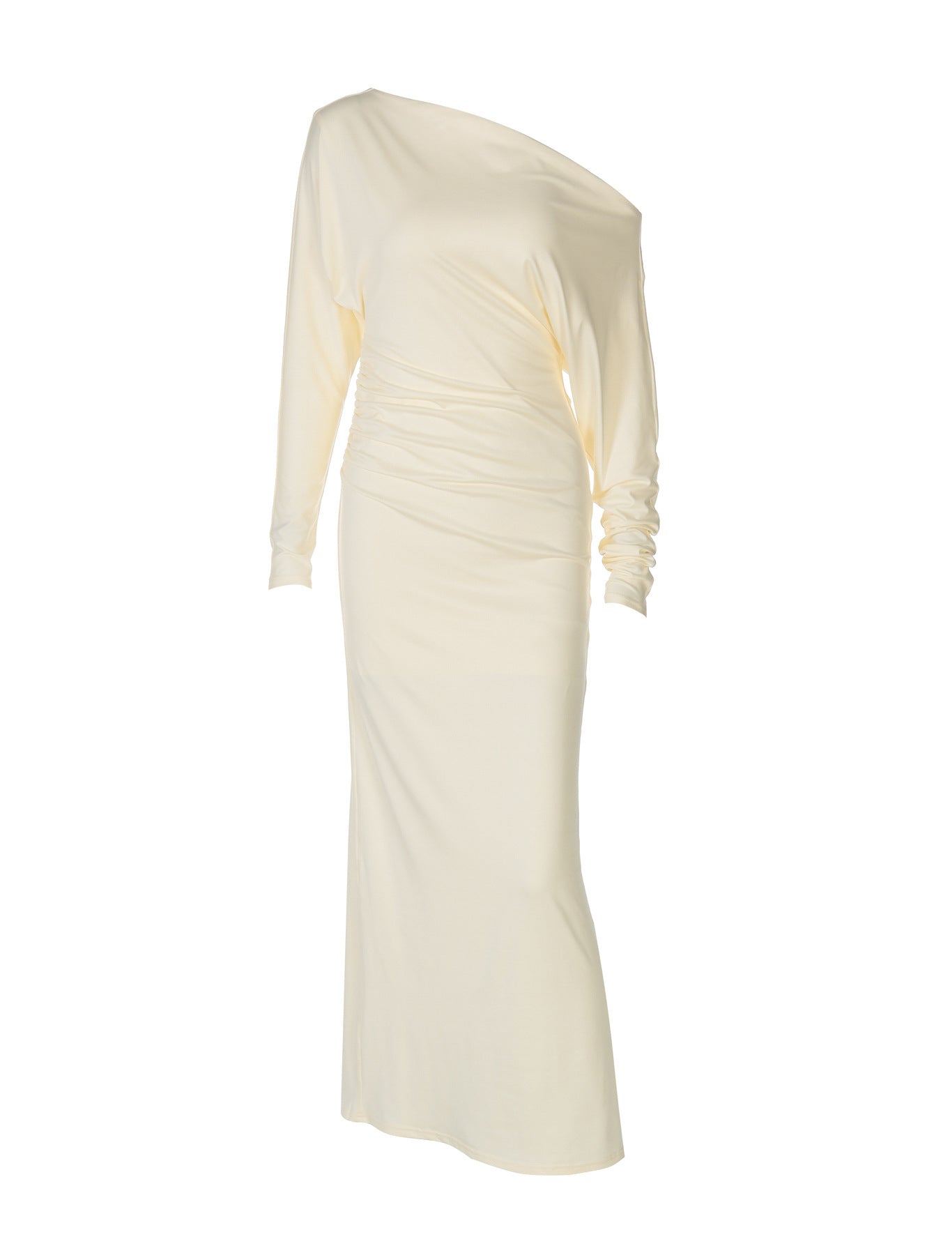 Gentle One Shoulder Maxi Dress