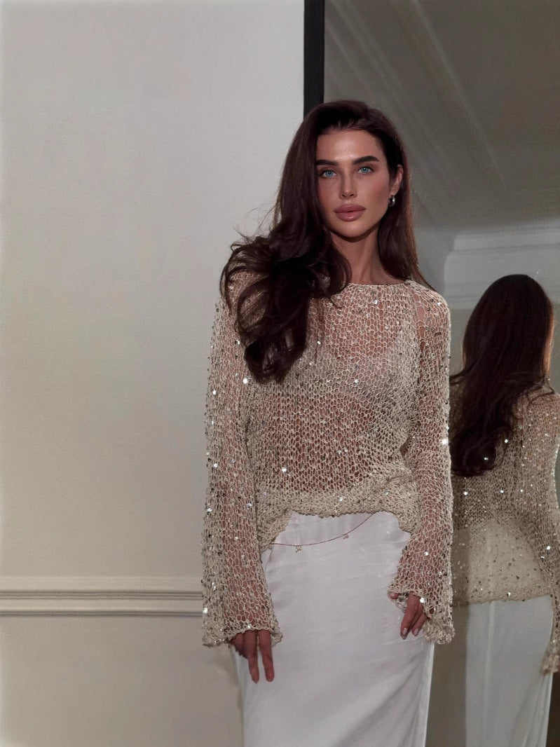 Haut à paillettes scintillantes Sunlight Choice 