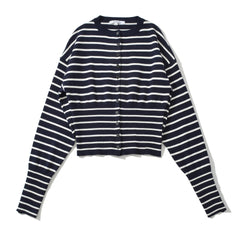 Gilet rayé noir et blanc dynamique et énergique