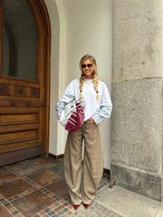 Relaxed Striped Longsleeve T-shirt