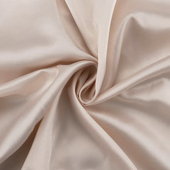 Home Comfortable Cream Silk Pajamas Two Piece Set