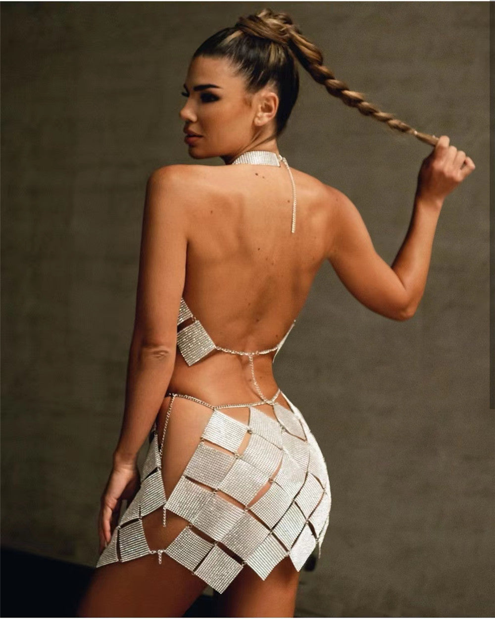 Event Sleek Silver Metallic Set