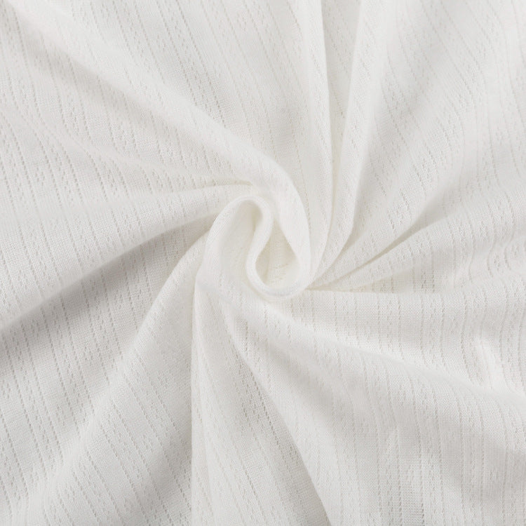 Home Style White Knit Lounge Three Piece Set