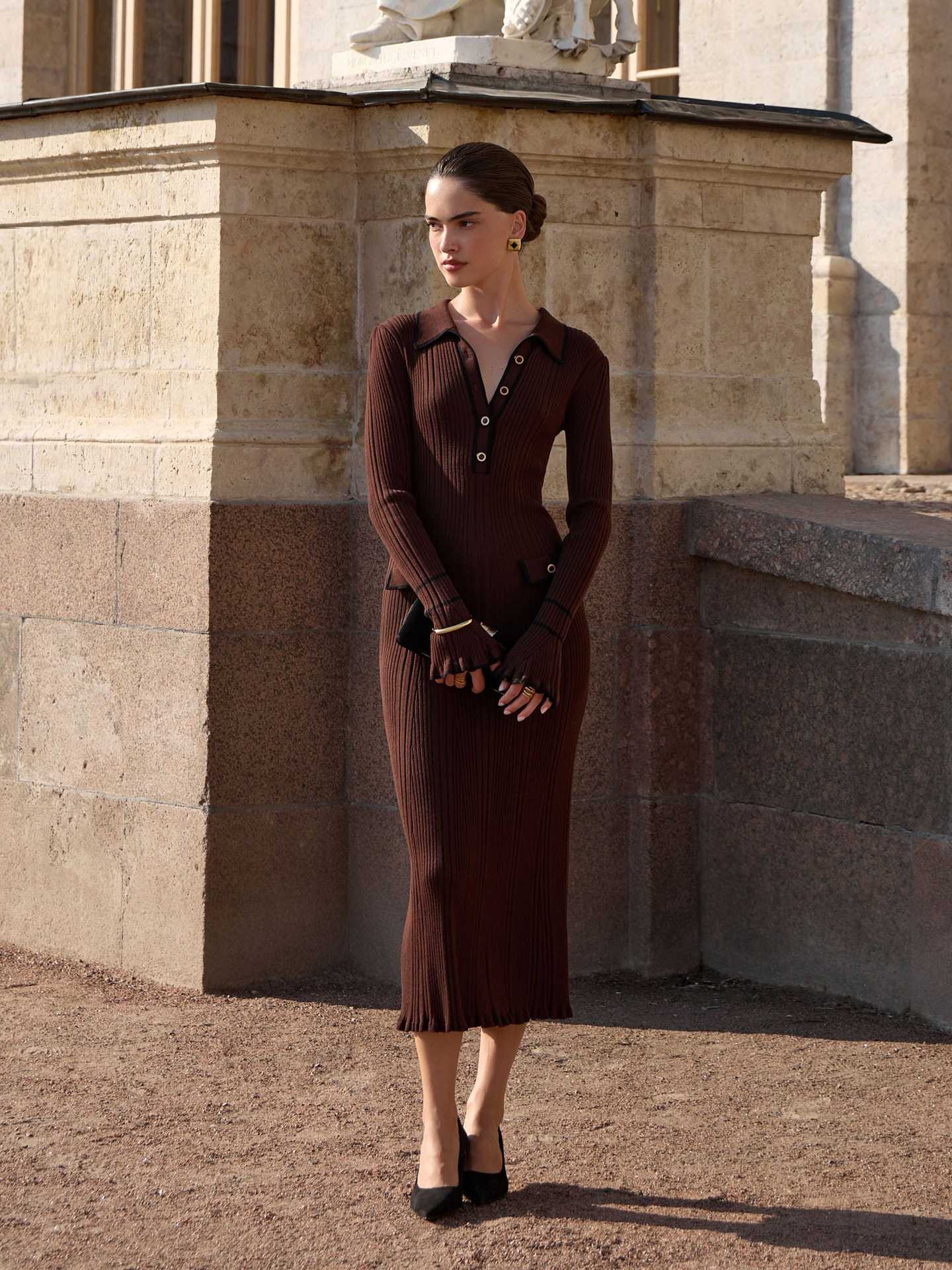 Stylish Classic Knit Dress