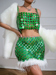Bash Lively Green Sequin
