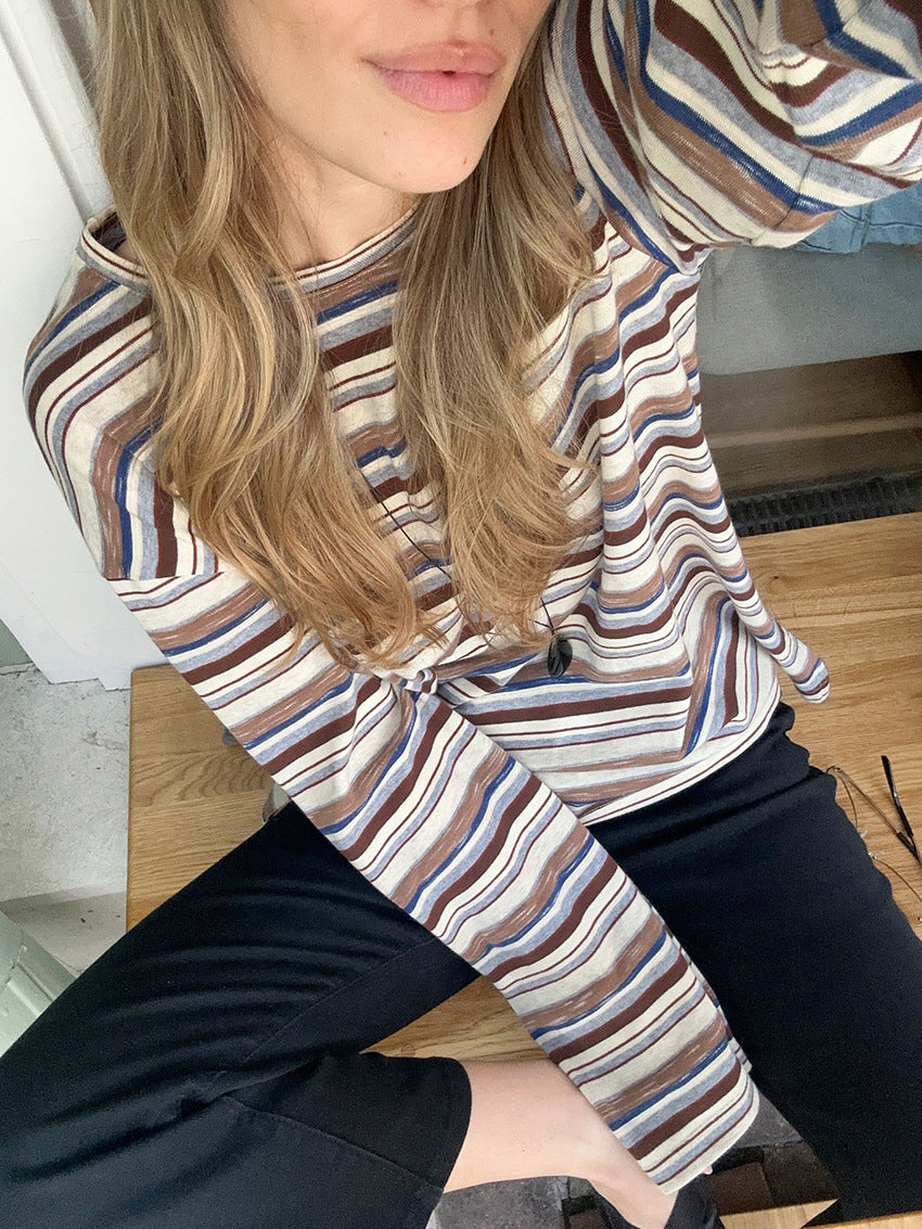 Haut rayé décontracté à manches longues Stroll