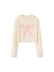 Unique Bow Graphic Sweater