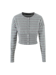 Elegant Stripe Knit Top