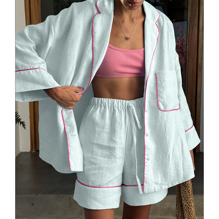 Home Comfortable Loungewear Two Piece Set