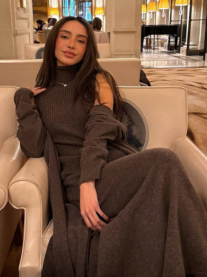 Leisure Lazy Knit Two Piece Set