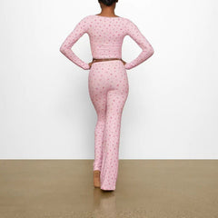 Cozy Comfortable Pajama Flare Pants