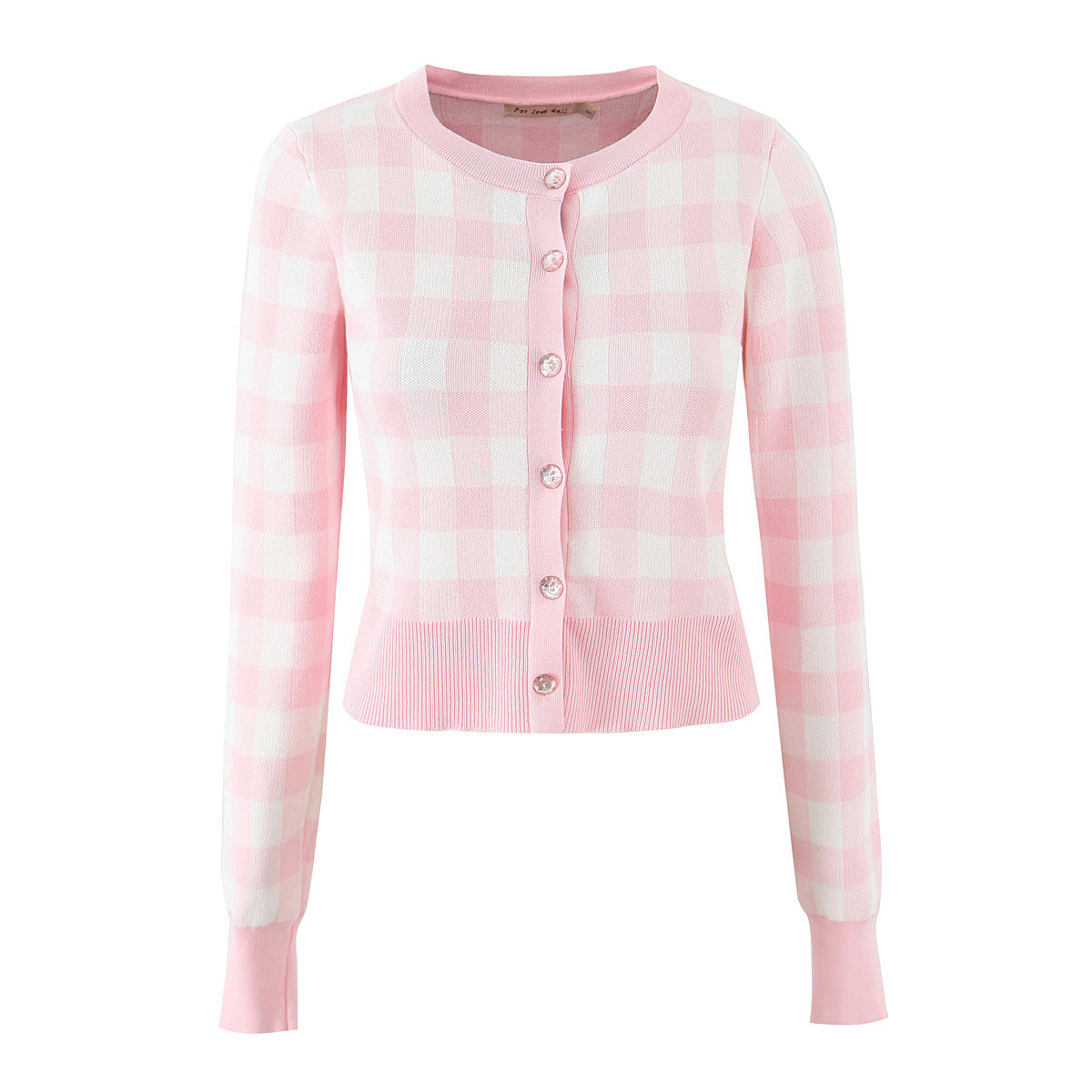 Sweet Soft Pink Striped Cardigen