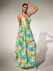 Starfish Printed Swimwear Two Piece Set