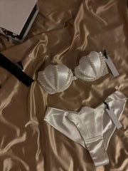 Pearl Bikini Bikini Set High Leg Bathing Suitwear Resort Wear Halter Biquini
