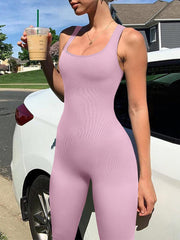 Tank Ribbed Jumpsuits
