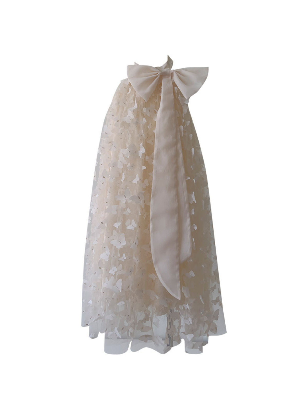 Robe courte papillon en résille 