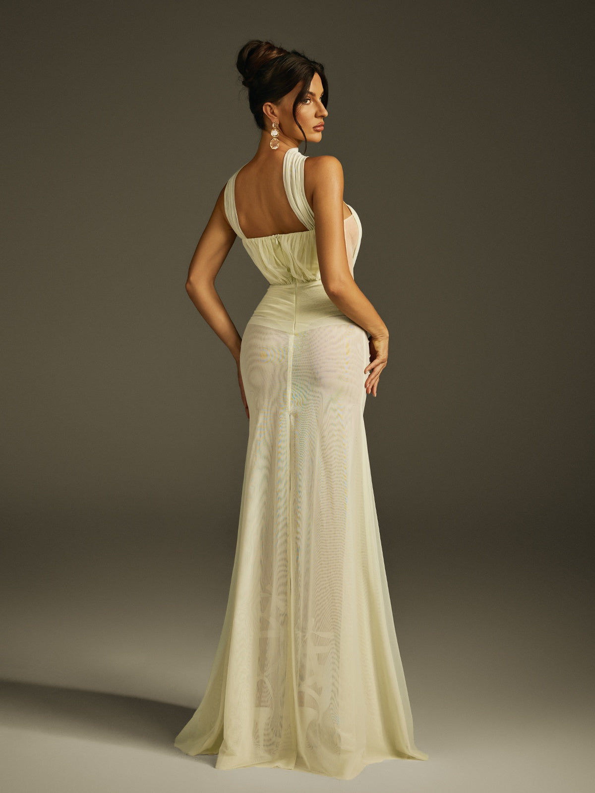 Sleeveless Cutout Split Maxi Dress