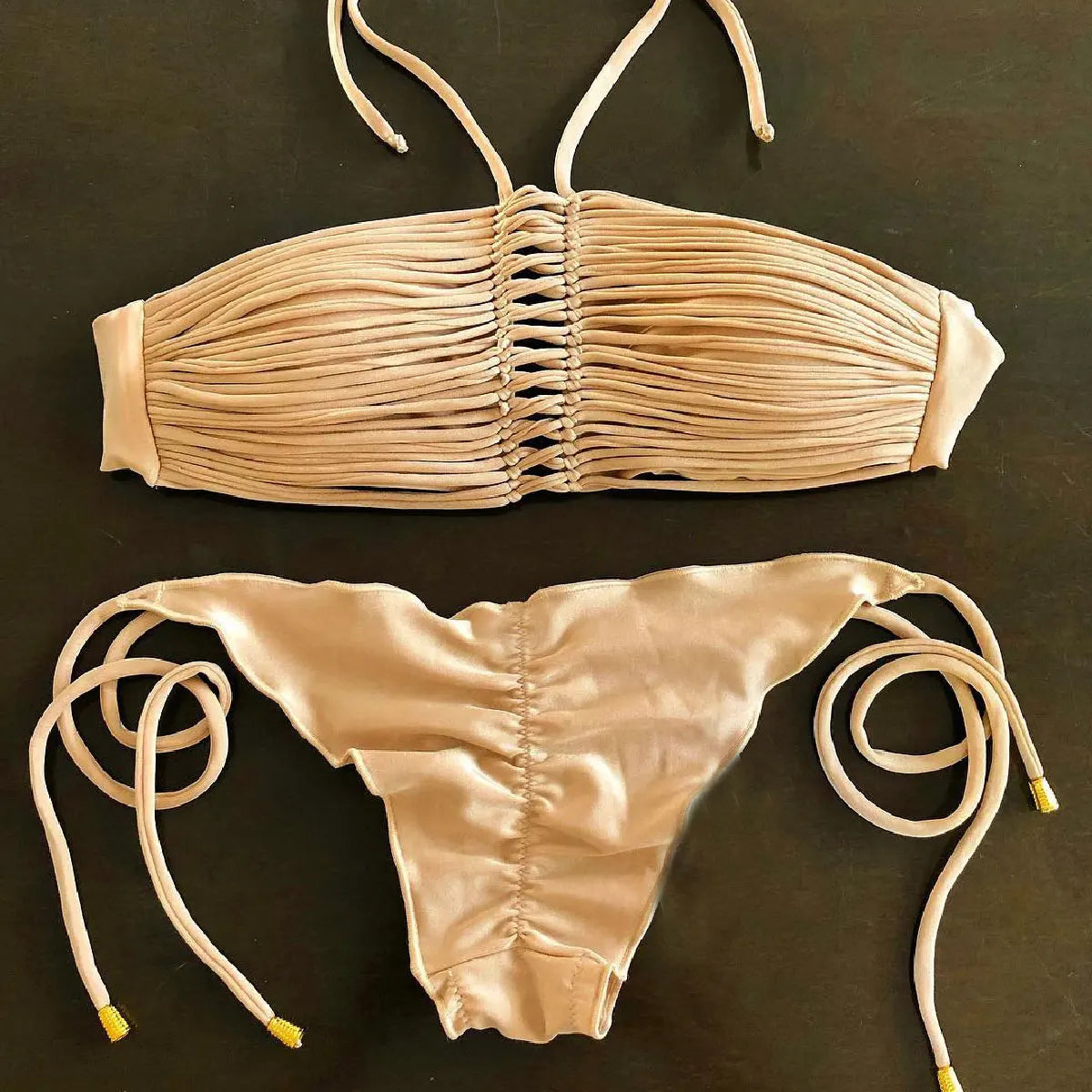 Bikini Swimsuit Brazilan Bikini Set Swimwear for High Leg Bandage Two Piece Bathing