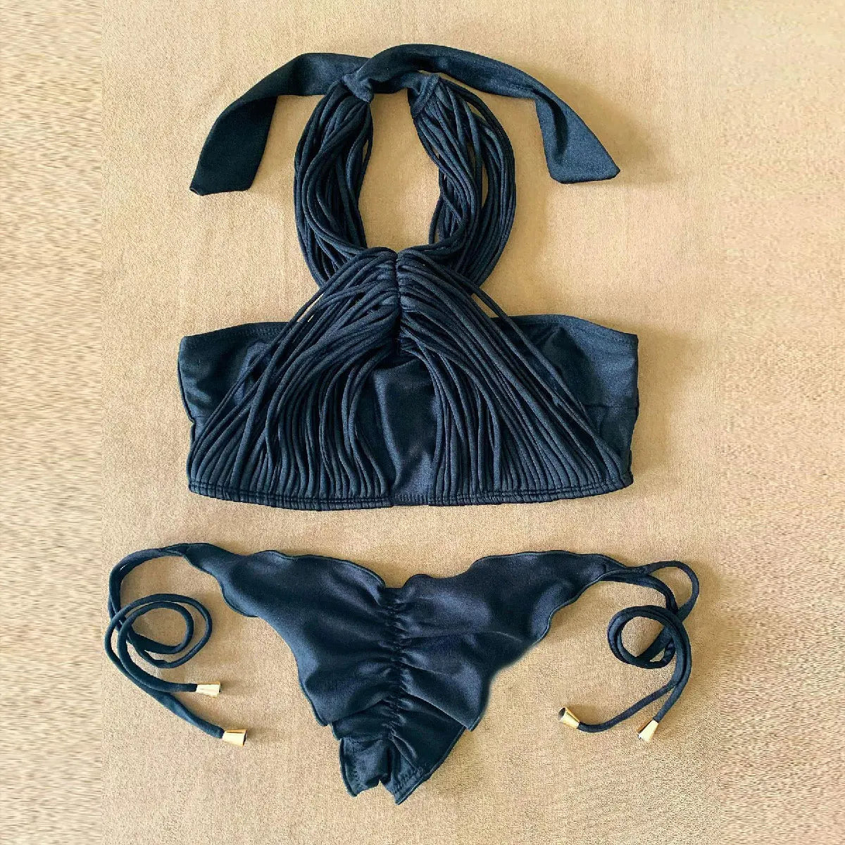 Bikini Swimsuit Brazilan Bikini Set Swimwear for High Leg Bandage Two Piece Bathing