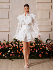 Ruffle Heart Skirt Set