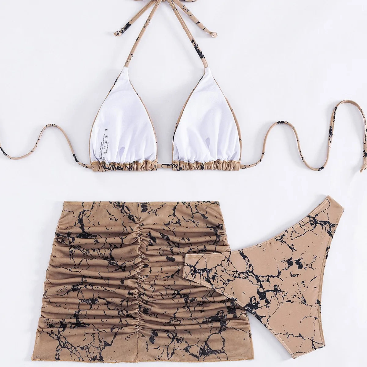 Swimsuit In Matching Sets Three Piece Suitwear Bodycon Mini Bathing Suit