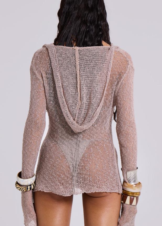 Holiday Beach Stroll Gray Knit