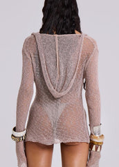 Holiday Beach Stroll Gray Knit