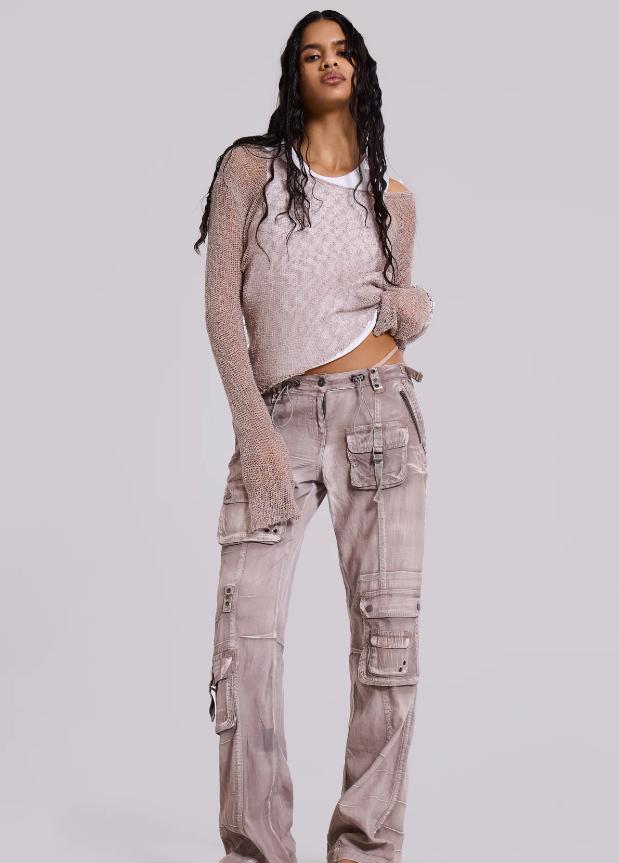 Holiday Beach Stroll Gray Knit