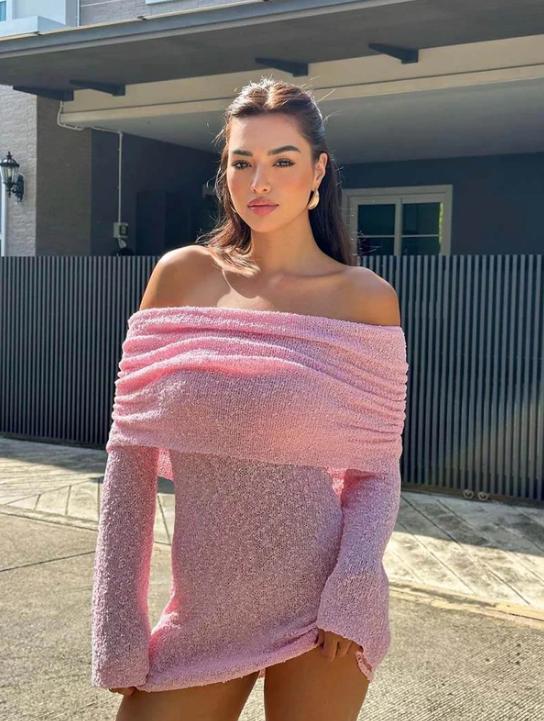 Daily Choice Elegant Off-shoulder Dress