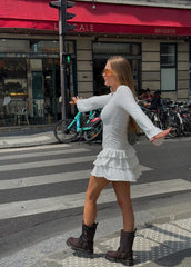 Street Vitality Choice Ruffle Dress