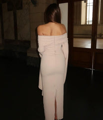 Dusk Off-Shoulder Long Sleeve Maxi Dress