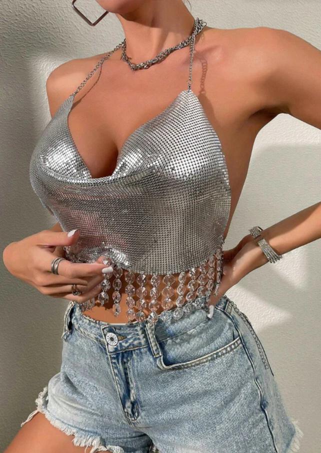 Haut dos nu Gala Luminous Metallic
