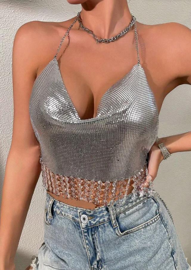 Haut dos nu Gala Luminous Metallic