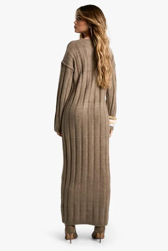 Comfortable Warmth Loose Knit Dress
