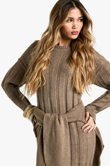 Comfortable Warmth Loose Knit Dress