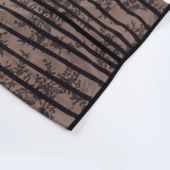 Charming Black Lace Mini Dress