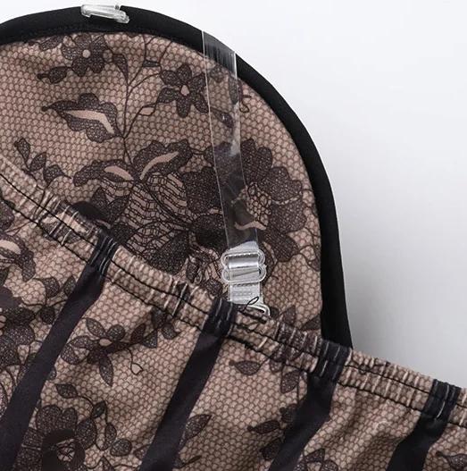 Charming Black Lace Mini Dress