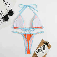 string micro mini bikinis Set swimsuit thong Swimsuit Biquini conjunto de bikini tankiniwear