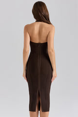 Robe bandage mi-longue