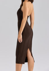 Robe bandage mi-longue